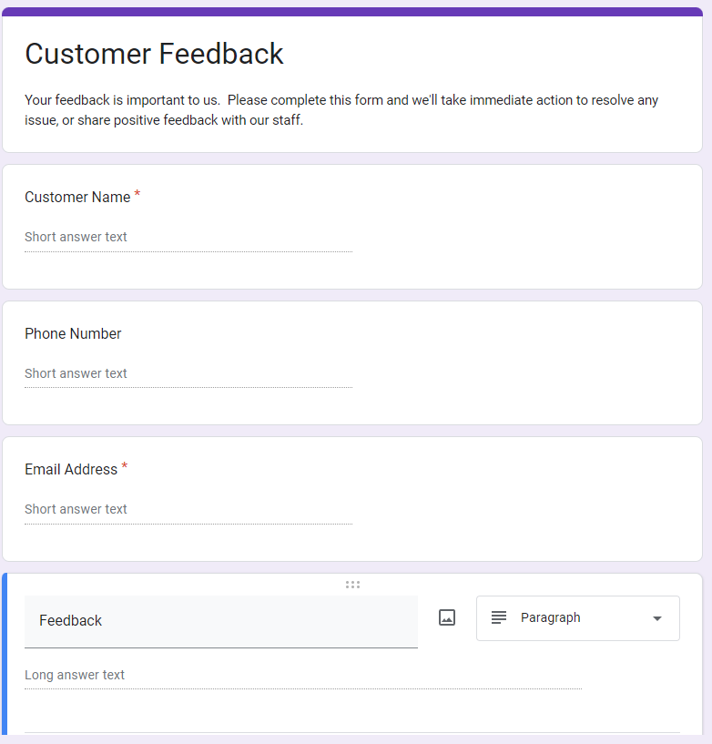 Google Form - Response Emailer